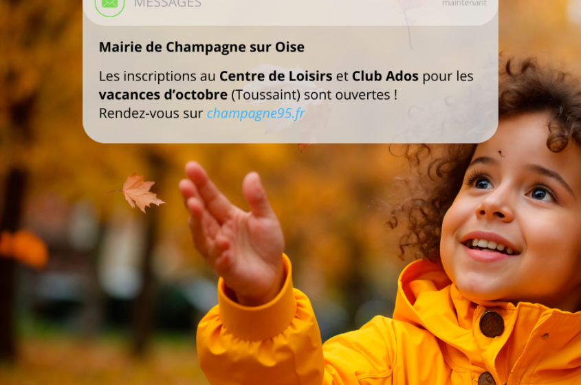 Inscription vacances d'octobre (Toussaint) 2025 - Centre de Loisirs &amp; Club Ados