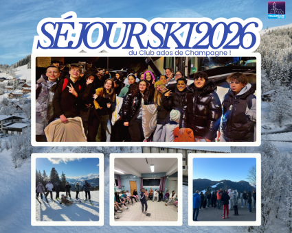 Séjour Ski 2026 Club Ados - Mars 2026