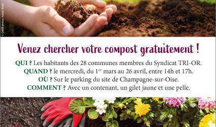 Mise à disposition de compost du 1er mars au 26 avril 2023