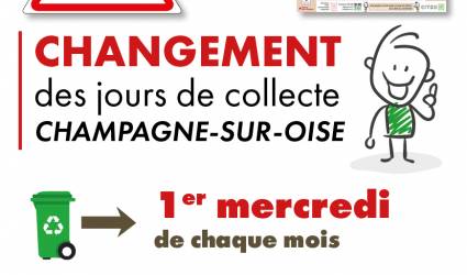 info changement jour de collecte