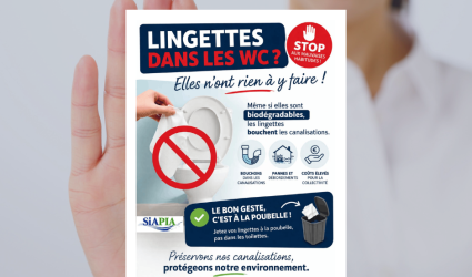 STOP lingettes dans les WC - avril 2026