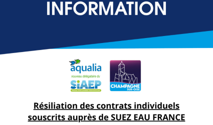 Résiliation des contrats SUEZ - 03.04.2025