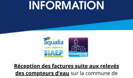 1ère facturation Aqualia - Avril 2025