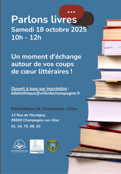 Parlons livres - 18.10.2025