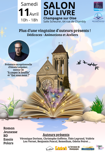 1ʳᵉ édition du Salon du Livre à Champagne - 11.04.2026