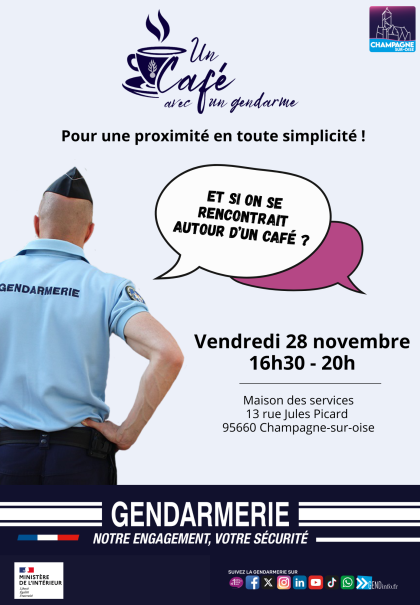 Un café avec un gendarme - 28.11.2025