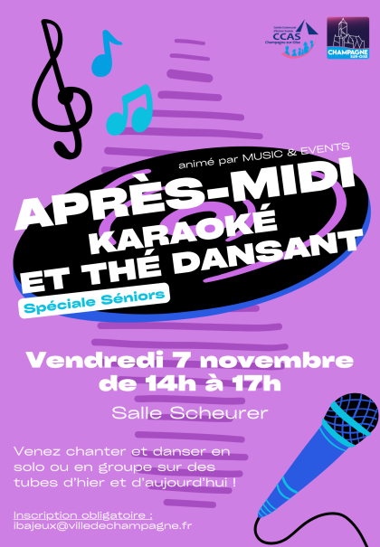 Après-midi karaoké &amp; thé dansant spéciale séniors - 07.11.2025