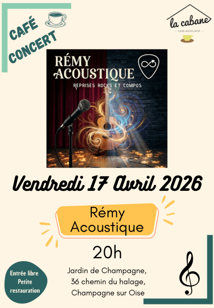 Café concert Café Asso La Cabane - 17.04.2026