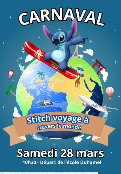 Carnaval 2026 : Stitch voyage à travers le monde