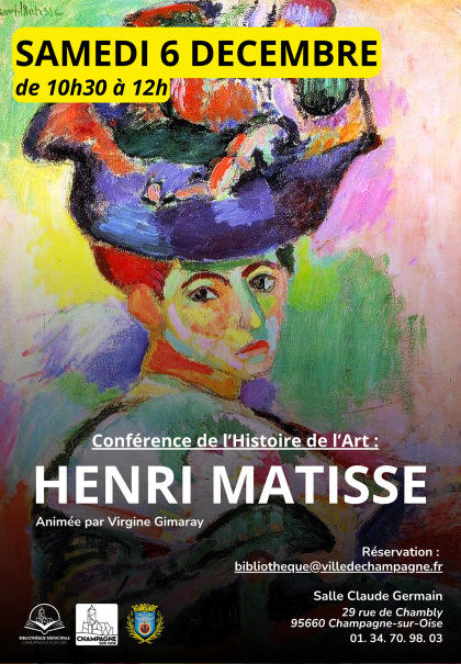 Conférence de l'Art : Henri Matisse - 06.12.2025