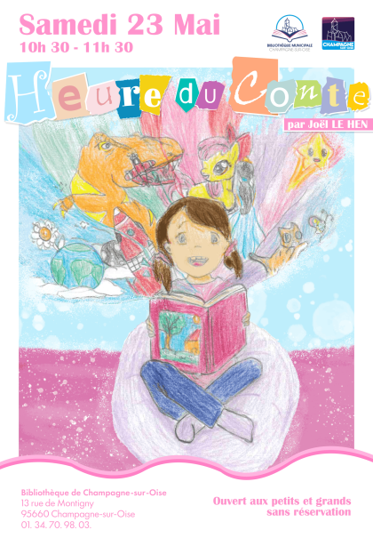 Heure du conte bibliothèque - 23.05.2026