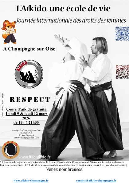 Journée Internationale des Droits des Femmes - Cours d'Aïkido ACA Mars 2026