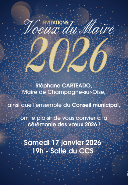 Invitation Cérémonie des voeux du Maire 2026