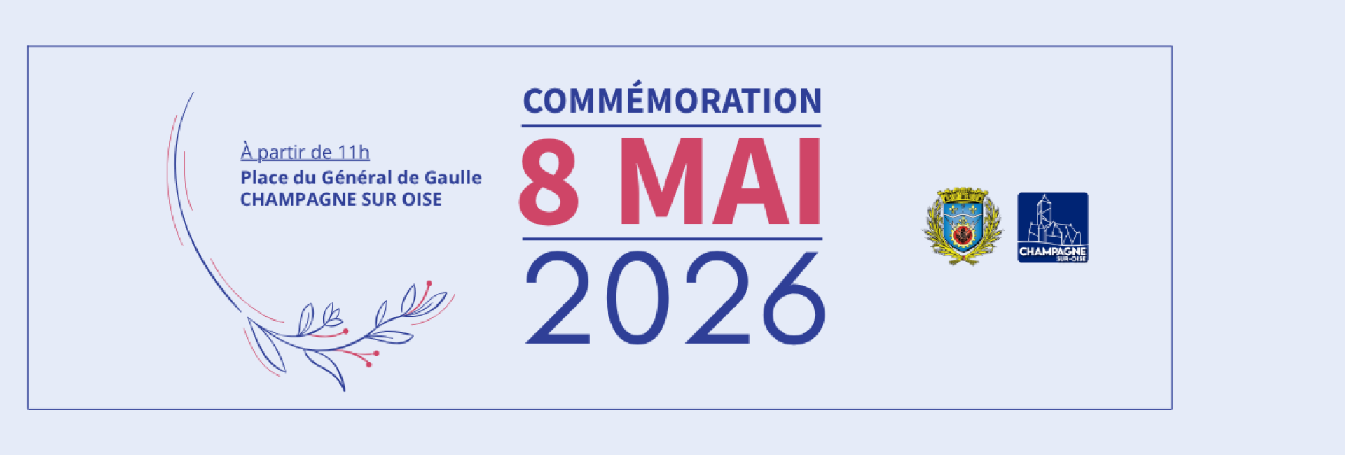 Bannière Cérémonie commémorative du 8 mai - 08.05.2026
