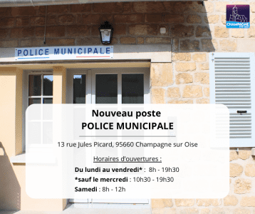 Nouveau poste de Police Municipale