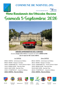 11e randonnée des véhicules anciens - 05.09.2026