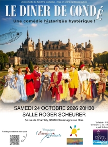 Spectacle Le Diner de Condé - 24.10.2026