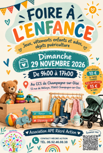 Foire à l'enfance - 29.11.2026