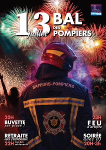 13 juillet 2026 : Bal des pompiers par l'Amicale des Pompiers de Champagne-sur-Oise
