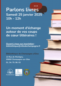 Parlons livres du 25.01.25