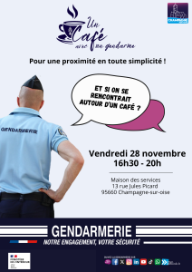 Un café avec un gendarme - 28.11.2025