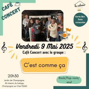 Café Concert, La Cabane - 09.05.2025