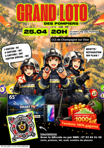 Grand loto des Pompiers - 25.04.2026