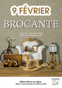 Affiche brocante 09.02.25