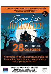 Affiche loto halloween