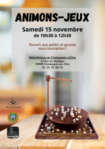 Animons-Jeux - 15.11.2025