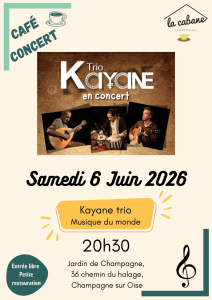 Café concert Café Asso La Cabane - 06.06.2026