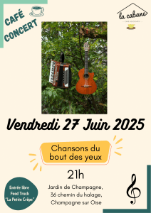Café Concert, La Cabane - 27.06.2025