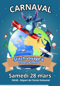 Carnaval 2026 : Stitch voyage à travers le monde