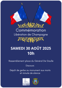 Commémoration libération de Champagne - 30.08.2025