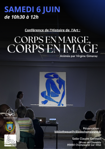 Conférence Histoire de l’Art : Corps en marge, corps en image - 06.06.2026