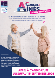 Le Conseil des Aînés se renouvelle : rejoignez l'aventure citoyenne ! - Juillet 2026