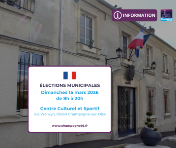 Elections municipales - 15.03.2026