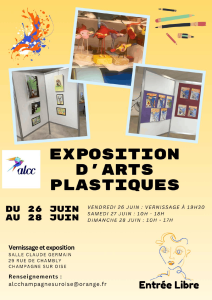 Exposition d’arts plastiques de l’ALCC - du 26 au 28.06.2026
