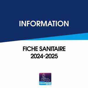 fiche sanitaire 2024-2025