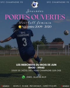 JPO football féminin - juin 2026