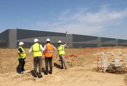 Première visite de chantier du futur site GEODIS à Champagne-sur-Oise ! - 24.06.2026