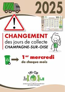 info changement jour de collecte