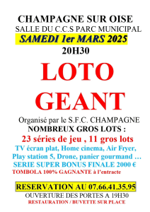 Grand LOLO du S.F.C Champagne - 01.03.2025