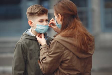 masque enfant parent