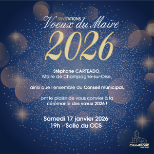 Invitation Cérémonie des voeux du Maire 2026
