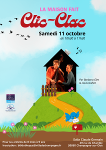 Spectacle la maison fait clic-clac - 11.10.2025
