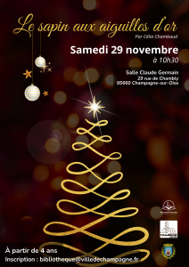 Spectacle sapin aux aiguilles d'or - 29.11.2025