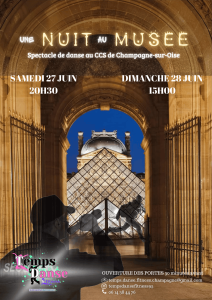 Gala Temps Danse et Fitness : « La nuit au musée » - 27 & 28.06.2026