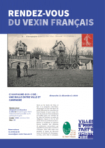 Visite de Champagne-sur-Oise par le PNR Vexin Français