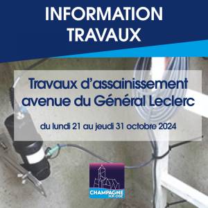 Travaux général leclerc